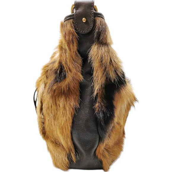 503385AT (S6) Fendi Shoulder Bag Brown Leather - Picture 2 of 9